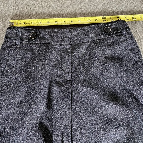 Dana Buchman Dress Pants Women's 8 Flat Front Mid Rise Gray - Picture 8 of 14